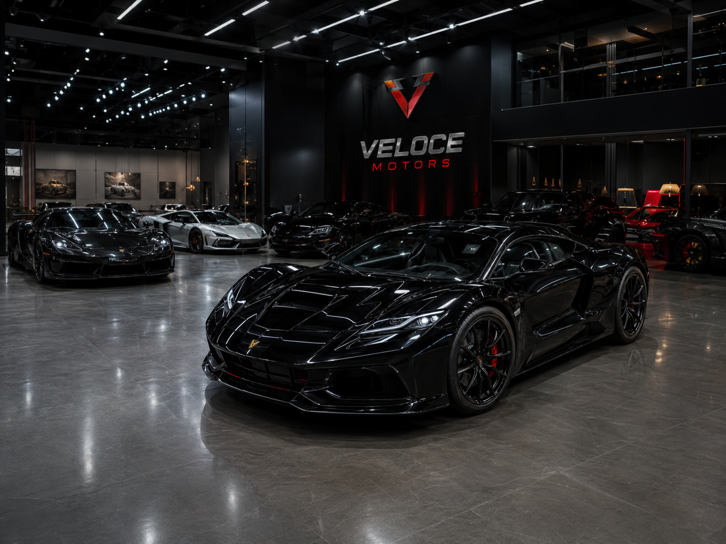 Veloce Motors showroom floor
